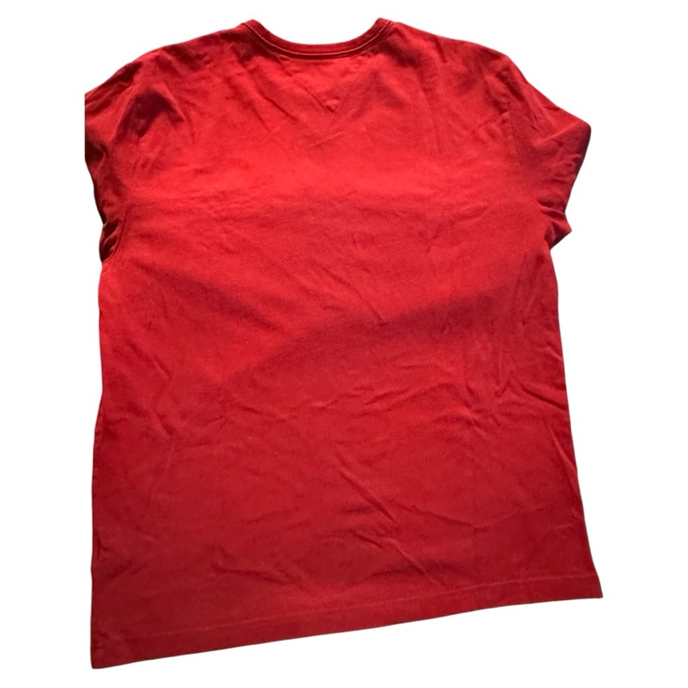 Tommy Hilfiger red long sleeve e men’s red Large shirt - Picture 2 of 8